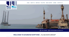 Desktop Screenshot of dammamshipyard.com